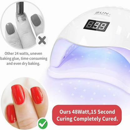 Sunshine No. 5 Nail Lamp - 48W LED Nail Dryer