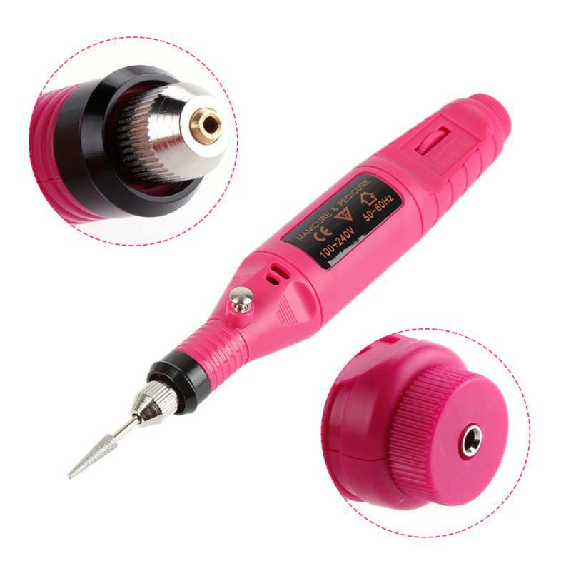 Mini Electric Nail Drill USB Portable Set