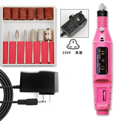 Mini Electric Nail Drill USB Portable Set