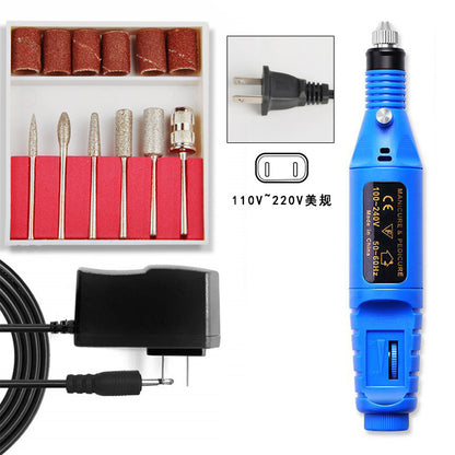 Mini Electric Nail Drill USB Portable Set