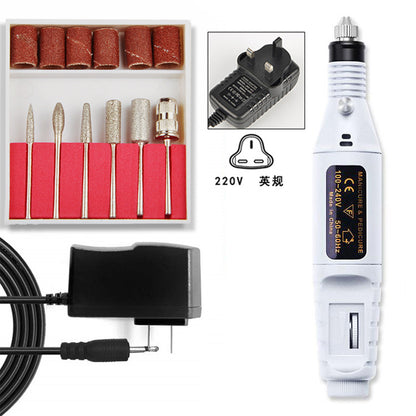 Mini Electric Nail Drill USB Portable Set