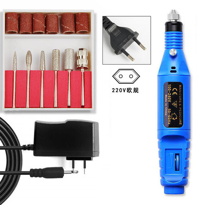 Mini Electric Nail Drill USB Portable Set