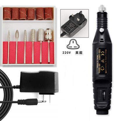 Mini Electric Nail Drill USB Portable Set